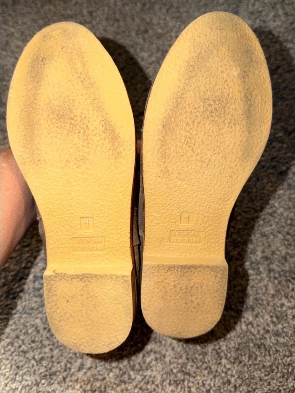 Girls gap kids suede boots size 1. EUC